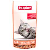 Beaphar Malt-Bits with Salmon, подушечки с добавлением мальт-пасты 35 г